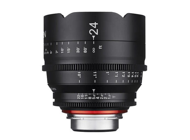 Samyang Xeen 24mm T1.5 Cine Canon Vidvinkel videoobjektiv